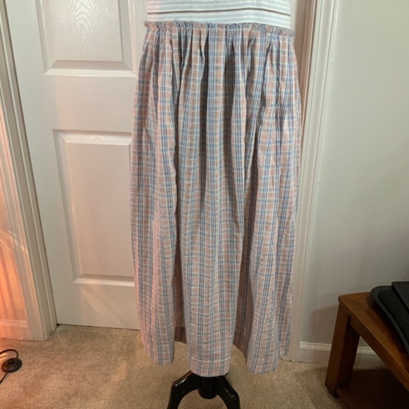 Free People Color Theory Boho Halter Cotton Pink Midi Dress Size Medium - Picture 6 of 13